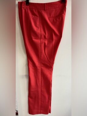 Express Editor Red Dress Pants